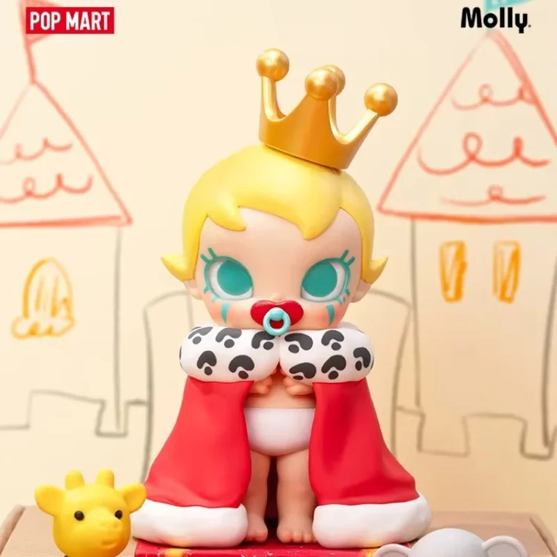 

POP MART Baby Molly When I was Three! Серия слепая коробка, сумка для догадок, загадочная коробка, игрушки, кукла, милая аниме-фигурка, настольные украшения, подарок
