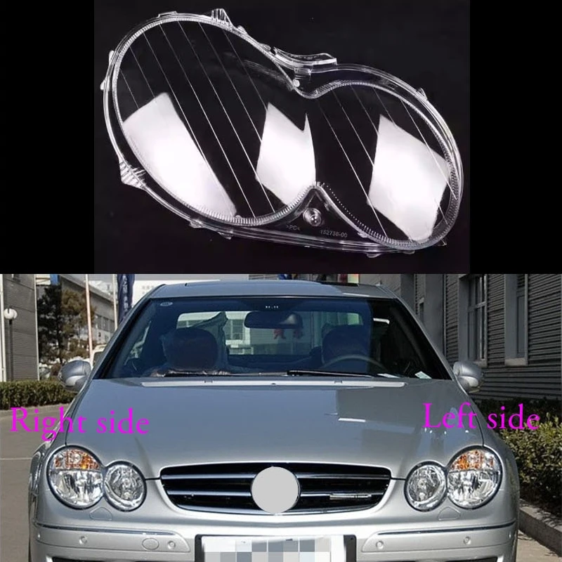 

For Mercedes Benz CLK W209 280 300 350 2004 2005 2006 Headlight Shell Lamp Cover Headlight Glass Headlamp Cover