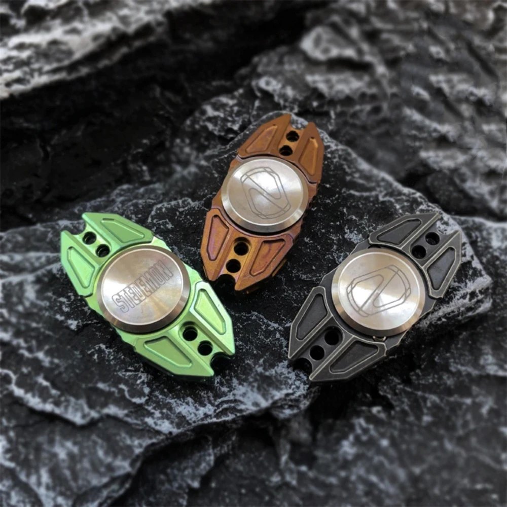 TACRAY – Fidget Spinner en alliage de titane, jouets EDC coulissants Anti-Stress, Spinner à main pour adultes et enfants, jouets sensoriels pour soulager l'anxiété TDAH