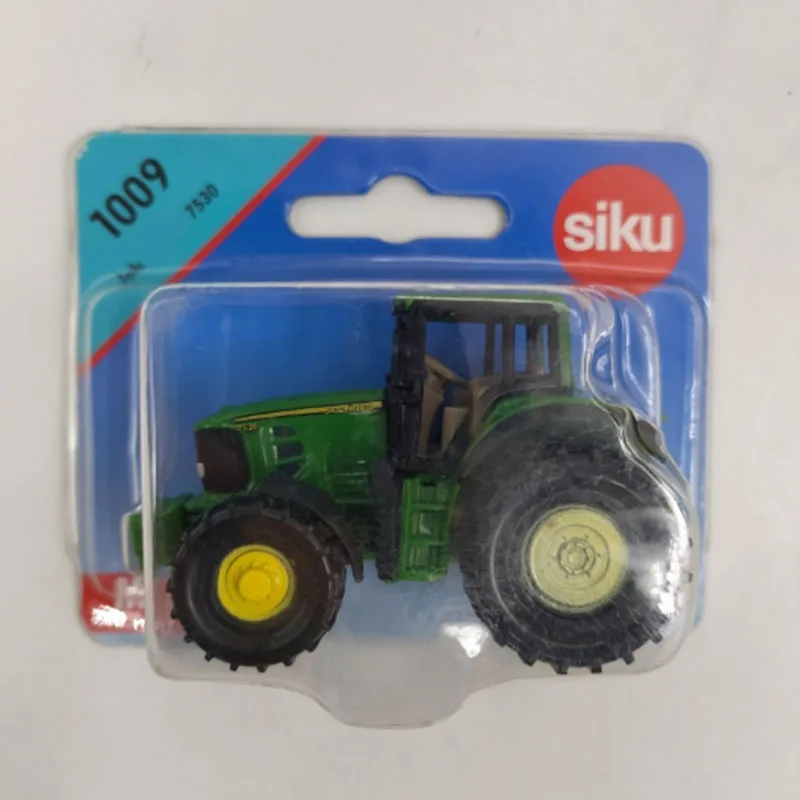 

Трактор Siku1009 с плантатором из сплава, Игрушечная модель длиной около 7 см, Подарочные игрушки для мальчиков