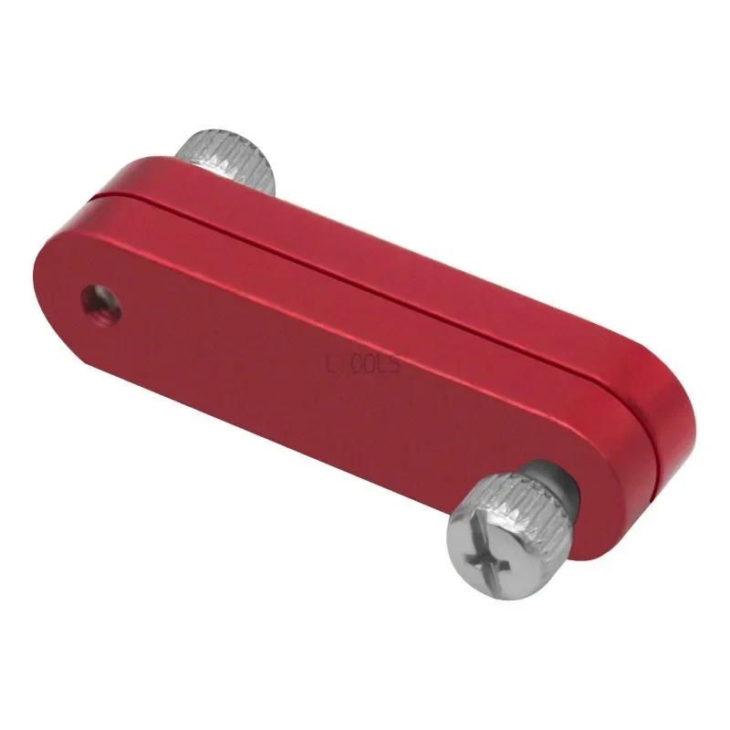 Woodworking Marking Locator Steel Ruler Limit Adjustment Positioning Block Aluminum Alloy Precise Adjustment Portable DIY Tools