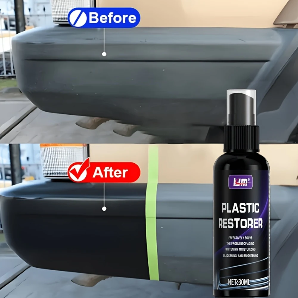 Kit for Repairing Plastic Parts on Doors, Dashboards, Steering Wheels, and Black Interior and Exterior Components