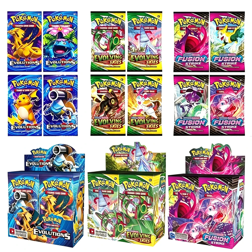 40Pcs Box Card Scarlet & Violet Prismatic Evolutions English Booster Battle Carte Trading Collection Cards Game Card Gift