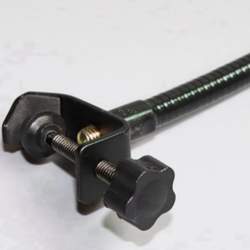 ขาตั้งไมโครโฟน4คอห่านยืดหยุ่นพร้อมที่หนีบตั้งโต๊ะสำหรับสตูดิโอวิทยุกระจายเสียงอุปกรณ์ถ่ายทอดสด