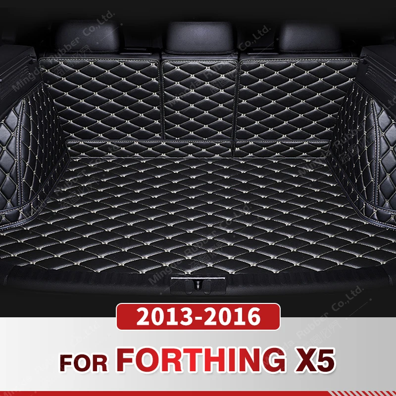 

Auto Full Coverage Trunk Mat For Dongfeng Forthing X5 2013-2016 15 14 Car Boot Cover Pad Cargo Interior Protector Accessories