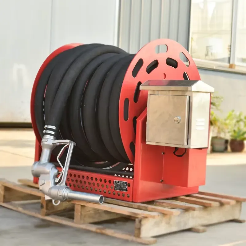 Factory Customized Water Hose Reel Manual and Power Rewind Electric Automatic Retractable Fuel Hose Reel