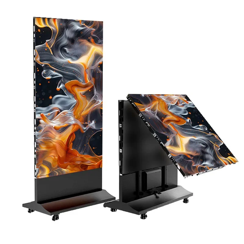 LED poster screen removable foldable vertical advertising machine