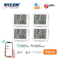 Ewelink Zigbee3.0 Temperature & Humidity Sensor Real-Time Monitoring Accurate Indoor Climate Compatible Alexa Google Home Alice