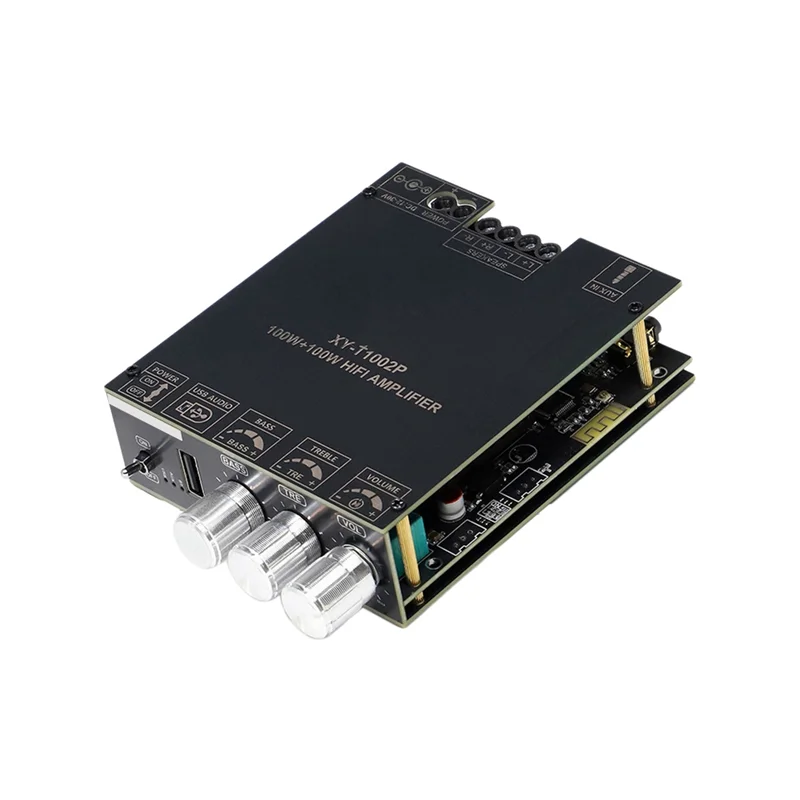 APPLIA-T1002P Upgrade 100Wx2 Bluetooth Digital Amplifier Board Audio Stereo Equalizer High Bass Adjustment TPA3221 Ultra 3116