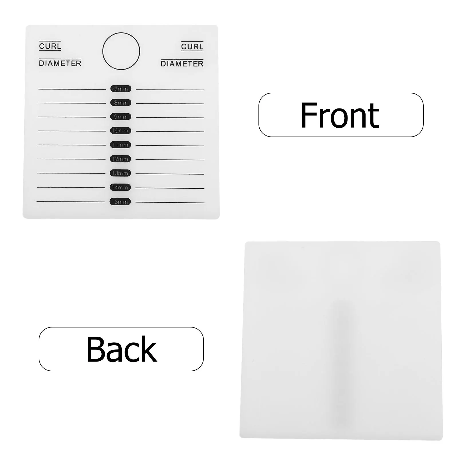 

1pc Eyelash Grafting Gasket 2-In-1 Smooth Design Glue Saving Lash Extension Tool Beauty Salon Supplies Eyelash Holder Plate