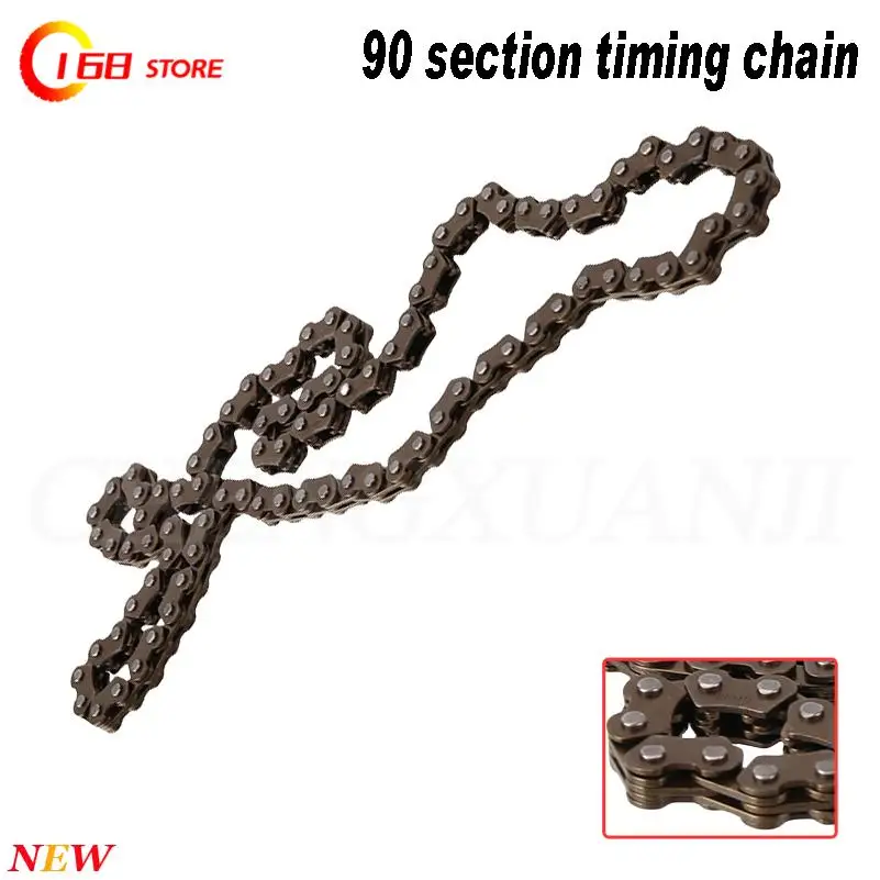 

90 Links Timing Chain For Gy6 125Cc 150Cc 152Qmi 157Qmj Engine Scooters Mopeds Atv Go Kart Quads