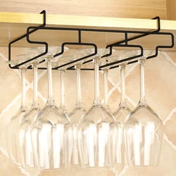 Wine Glass Holder - Stemware Rack Under Cabinet - 304 Stainless Steel Hanger Storage Shelf, Fit for The Cabinet 0.8 or Less