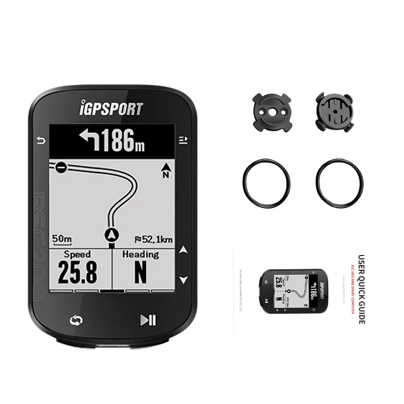 AliExpress iGPSPORT IGPSPORT BSC200 Bicycle Computer Bluetooth ANT 2.6 Inch Bike GPS Wireless Speedmeter Cycling Stopwatch Computer Power Meter