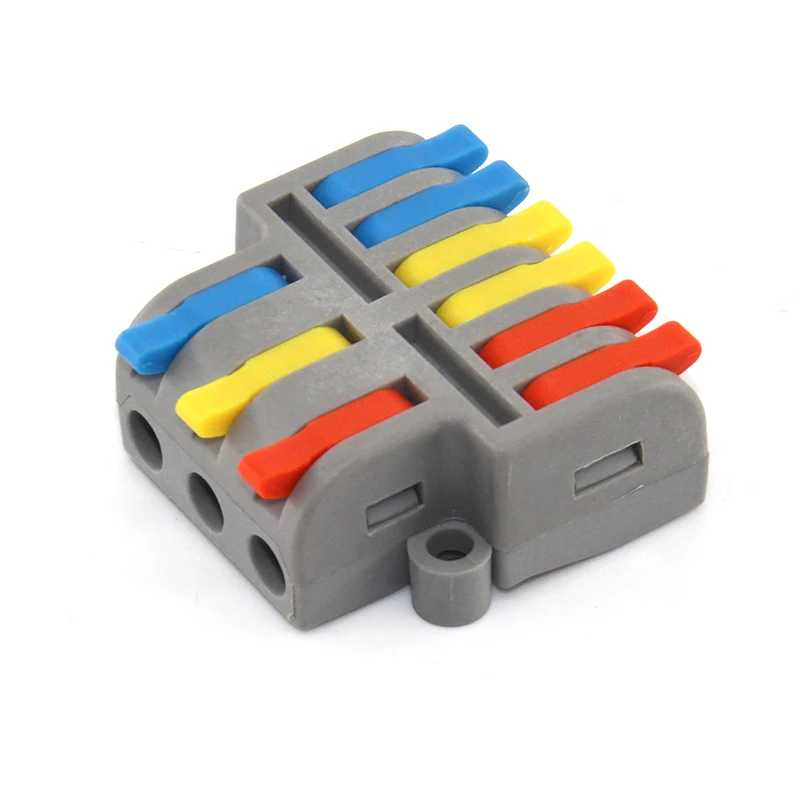 Mini Universal Push-In Terminal Block, Quick Lente, Splicing Drain, Conector Kabel, Universal Compact, M42-93C, 1 Pc, 5 Pcs, 10Pcs