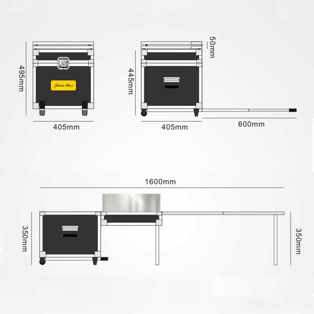 Tryhomy-Outdoor Portable Folding Kitchen Set, Camping Cooking, Dinner Table with Sink, Running Water, Camp Table, Hot