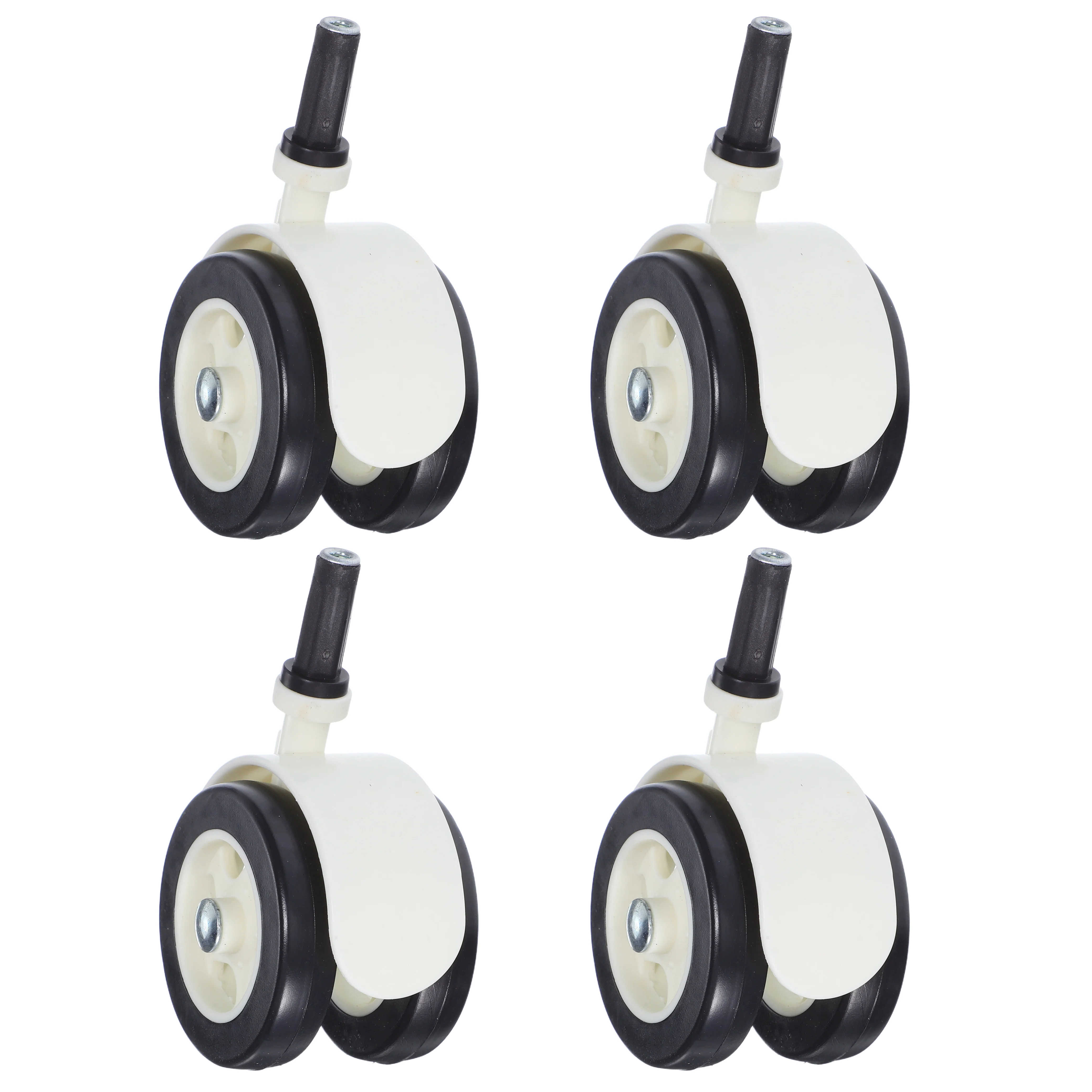 

4pcs Silent Swivel Walker Replacement Smooth Shock Absorption Quiet Rolling Sturdy Wear Resistant Easy Installation Caster