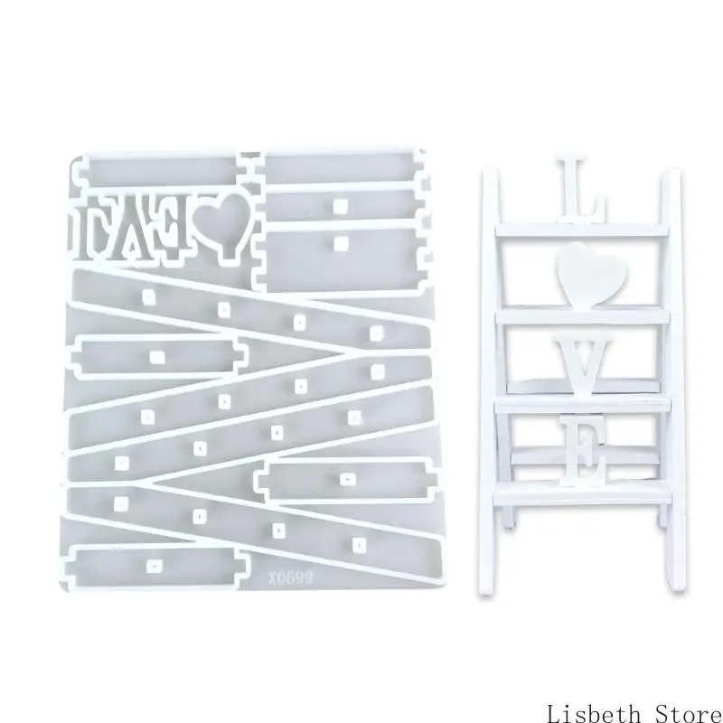 

Artistic Ladder Silicone Mold Office Desk Decoration Molds Silicone Texture for Handmade Craft and Decorations