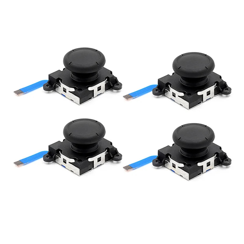 【Top Picks】4PCS Plastic Joystick For Switch 3D Joystick Analog Thumb Stick For Switch Lite Joycon Game Controller Repair Tool