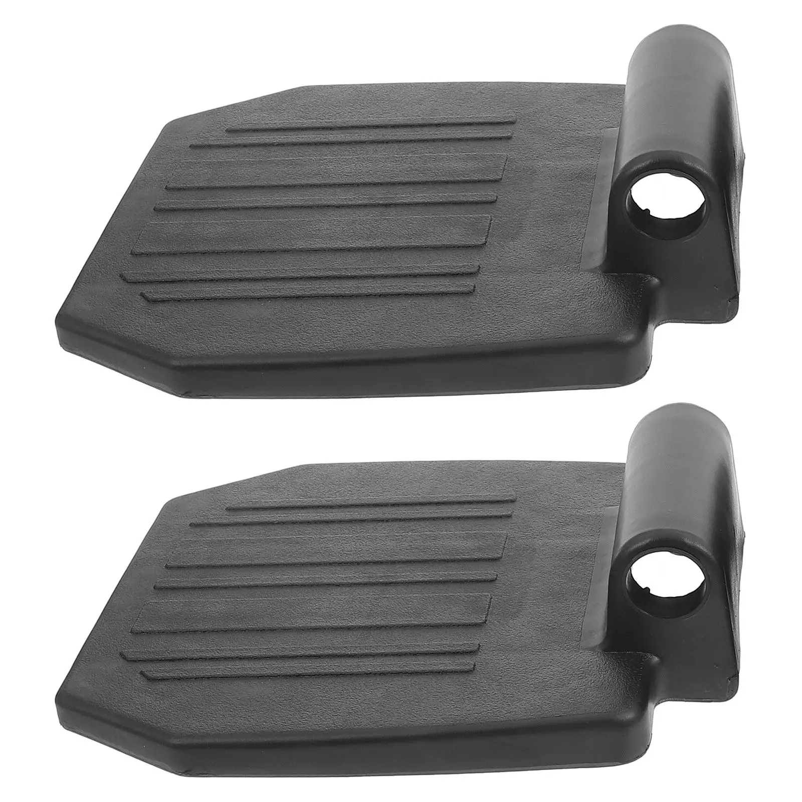 2Pcs Wheelchair Footrest Universal Replacement Elevating Stable Heavy Duty Footplates for Elderly Patient Wheelchair Parts