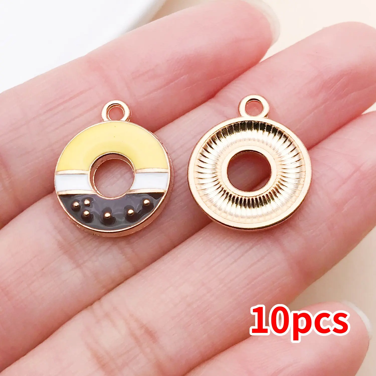10/20pcs Enamel Charms Alloy Various Styles Pendants