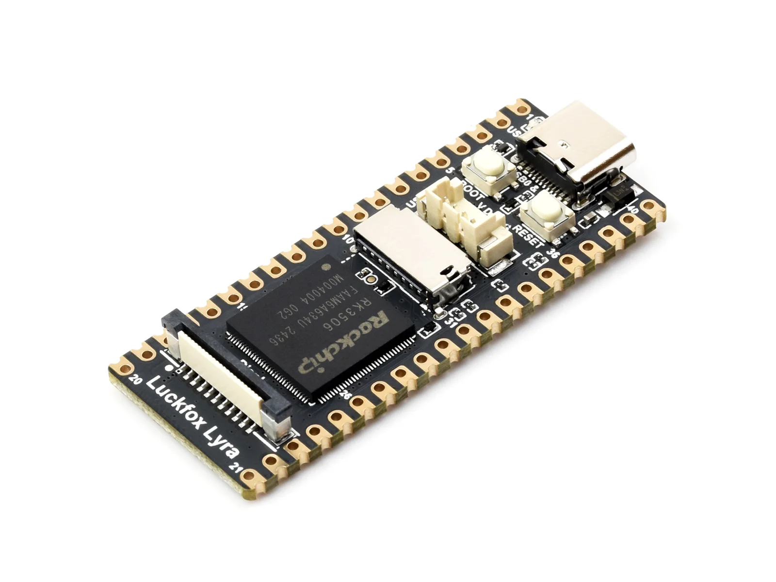 Scheda di sviluppo micro Linux Luckfox Lyra RK3506G2, integra i processi Tripe-core ARM Cortex-A7 e ARM Cortex-M0