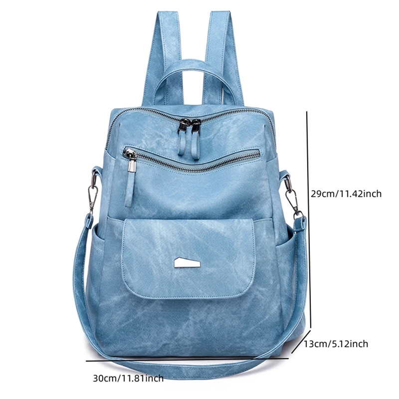 Women Backpack Casual Shoulder Bag Fashion Pretty Leather Fabric Female Daypack Stylish Elegant Girls Backpack Women Bag