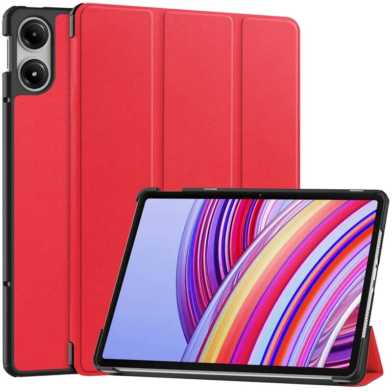 Flip case for Xiaomi POCO Redmi Pad Pro anti-fall cover RedmiPadPro POCOPad 12.1 inch PU leather protective casing stand holder