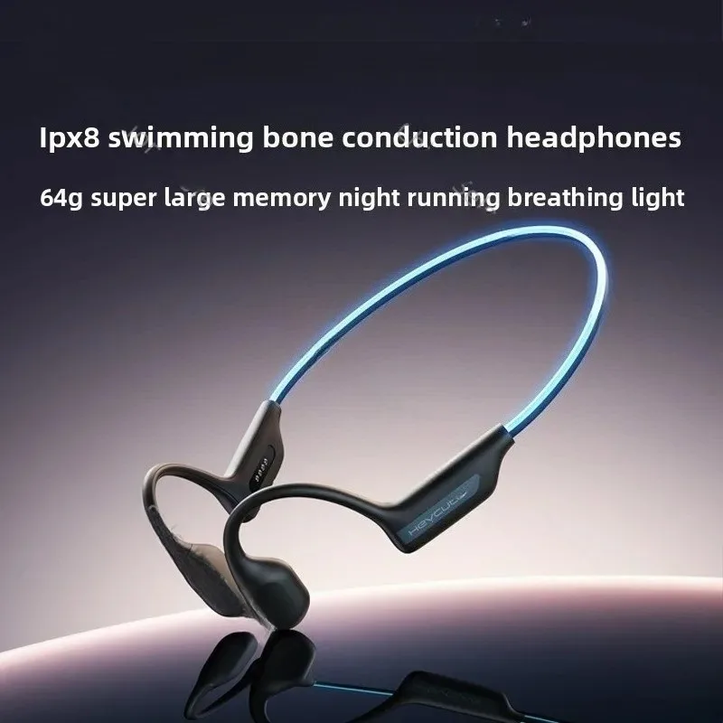 

Черная Bluetooth-гарнитура G07 с костной проводимостью, беспроводная большая батарея, сверхдлительный срок службы батареи, спортивный тип шеи, водонепроницаемый 64G