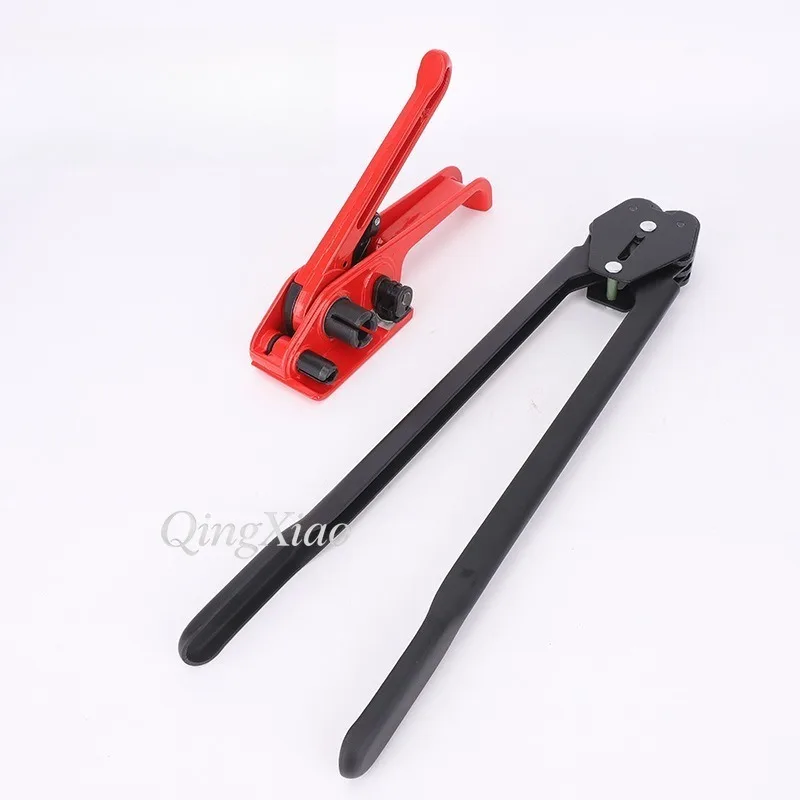 PET Steel Strap Manual Strapping Tool Tensioner Sealer Kit PET Tensioner Buckle Crimping Tool