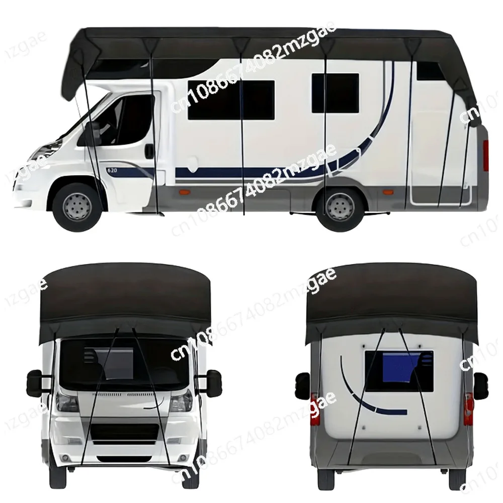 

Чехол из ткани Оксфорд 210D для кемпинга на колесах, водонепроницаемый и пылезащитный солнцезащитный козырек, автомобильный брезент, чехол для прицепа