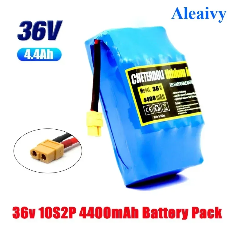 

Hover Board Battery 36V 10s2p 4400mAh Lithium Battery Pack for Electric Scooter Twist Car Batt 36v 4.4Ah Rechargeable Battery