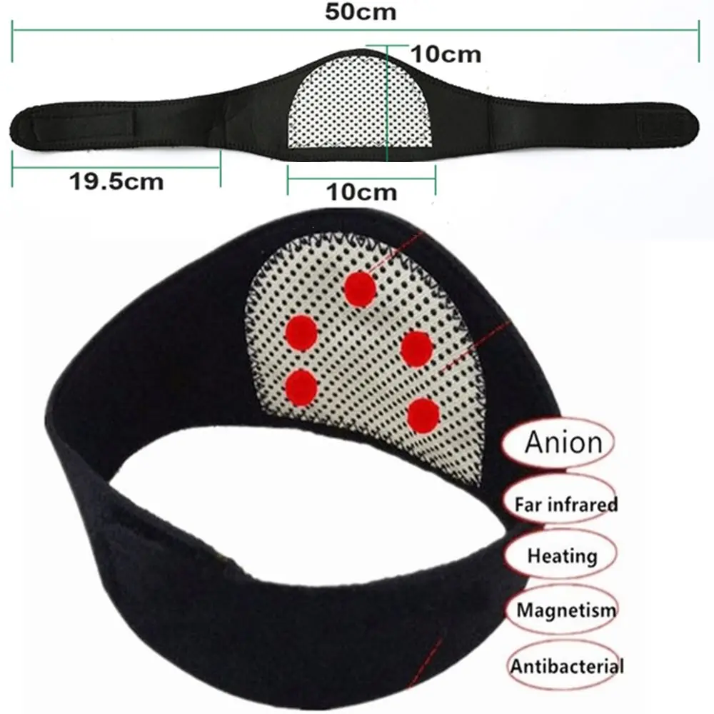 Pain Relieve Cervical Disc Therapy Warmer Neck Relaxation Self-heating Pad Neck Care Collar Magnetic Neckband Neck Support