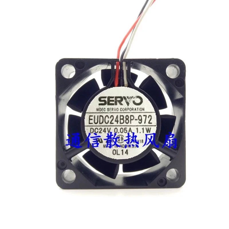 

HJY 1PCS SERVO EUDC24B8P-972 DC24V 0.05A 1.1W 4CM 4015 3-wire cooling fan
