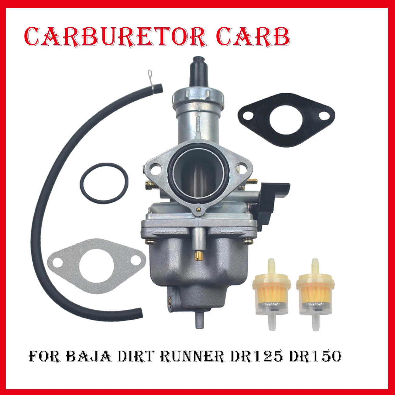 Carburetor Carb For Baja Dirt Runner Dr125 Dr150 125Cc 150Cc Dirt Bike