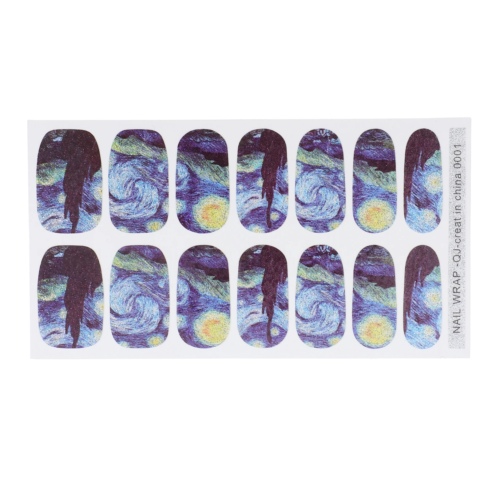 

Sky Stickers 14 5x7 5cm Eco PVC Full Cover Decals Women Nail Stickers Home Lasting Nail Supplies
