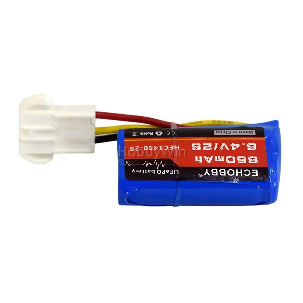 6.4V 2S 650mAh batteria di durata EL4.5-3P spina femmina P-TO-R per RC Truck Racing Car Speed Boat