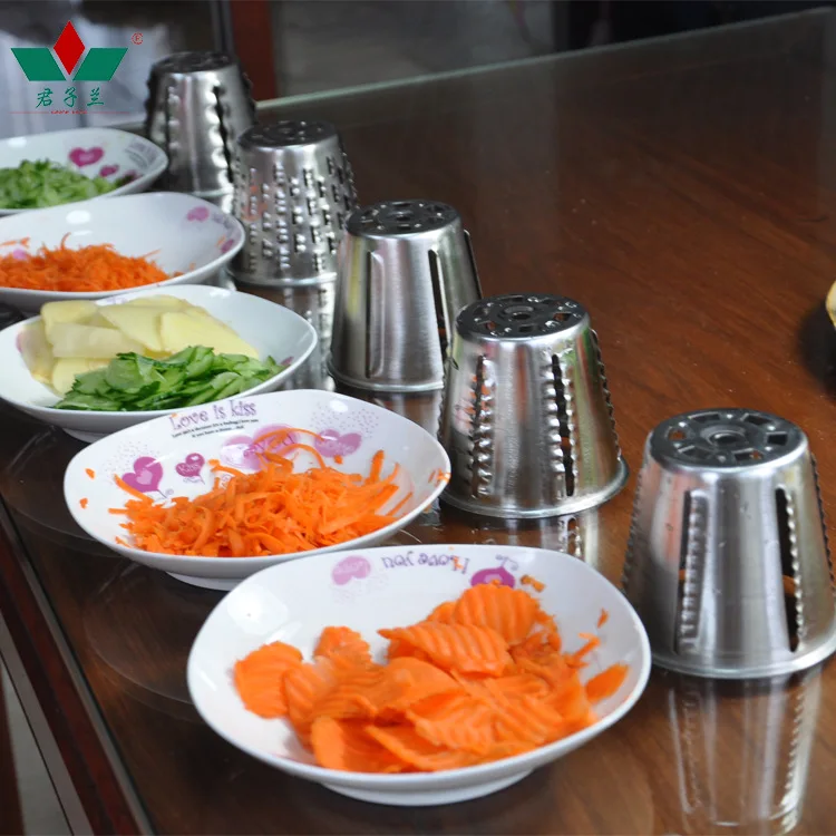 Five Multi-Functional Stainless Steel Blades Hand Operated Salad Machine Vegetable And Shredder Spiraliz