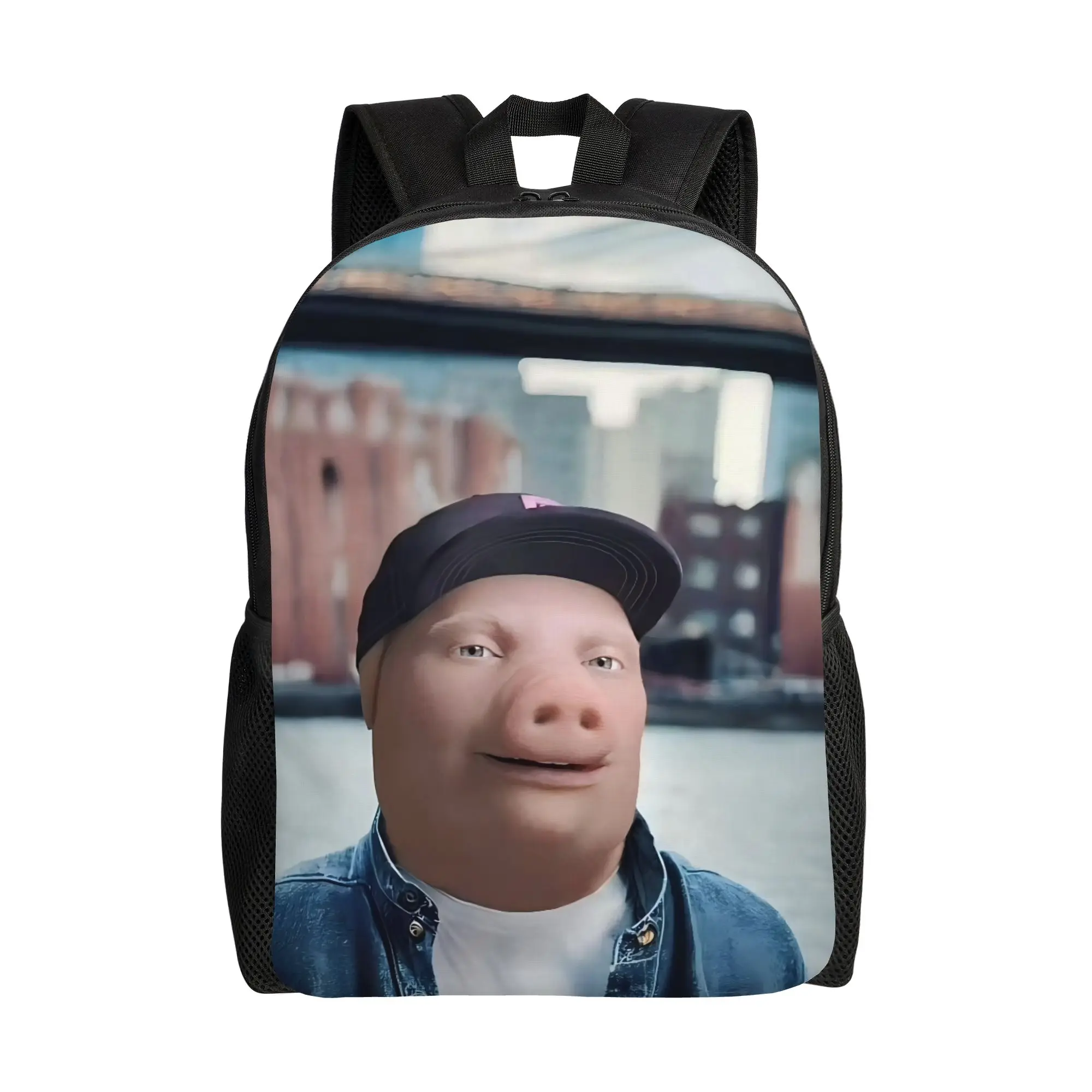 

Back to school season Sturdy Shoulder John Pork 7 Storage Bag John Pork Female Daypack Backpack