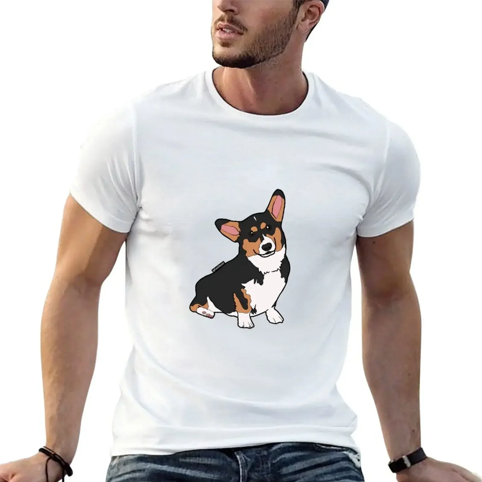 Cedric Diggory The Corgi T-Shirt oversized vintage clothes Aesthetic clothing mens graphic t-shirts pack