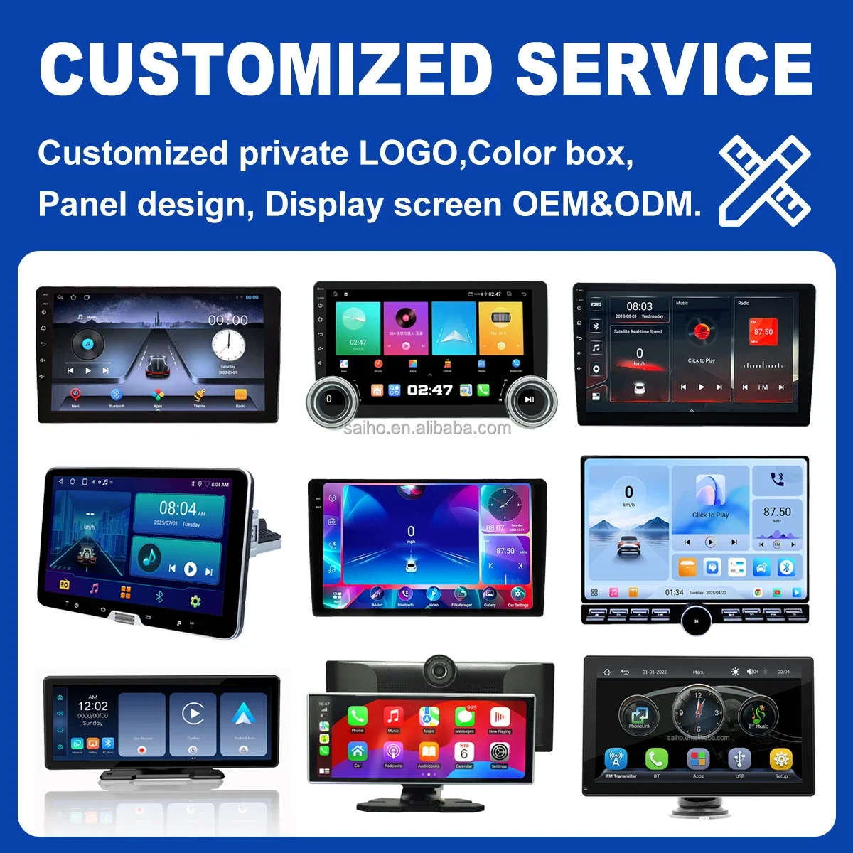 Stereo Mobil Android 13 DSP untuk FX35 2007-2013 Layar Sentuh 14,5 Inci 4+64G Octa Core