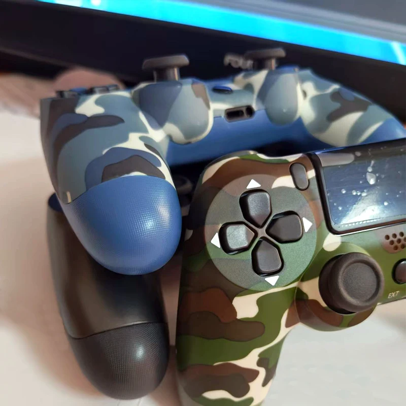 Mando inalámbrico para juegos, controlador de juegos para consola PS 4/Slim/Pro, ordenador, PC, Bluetooth, giroscopio de 6 ejes, vibración dual