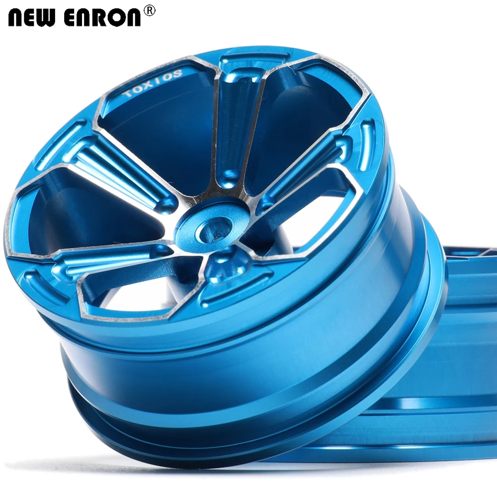 NEW ENRON Aluminum Alloy 5 Spoke Wheels Hub Rims  4PcsFor RC Car 1/10 On-Road Drift Sakura Traxxas Tamiya HPI HSP Kyosho RedCat