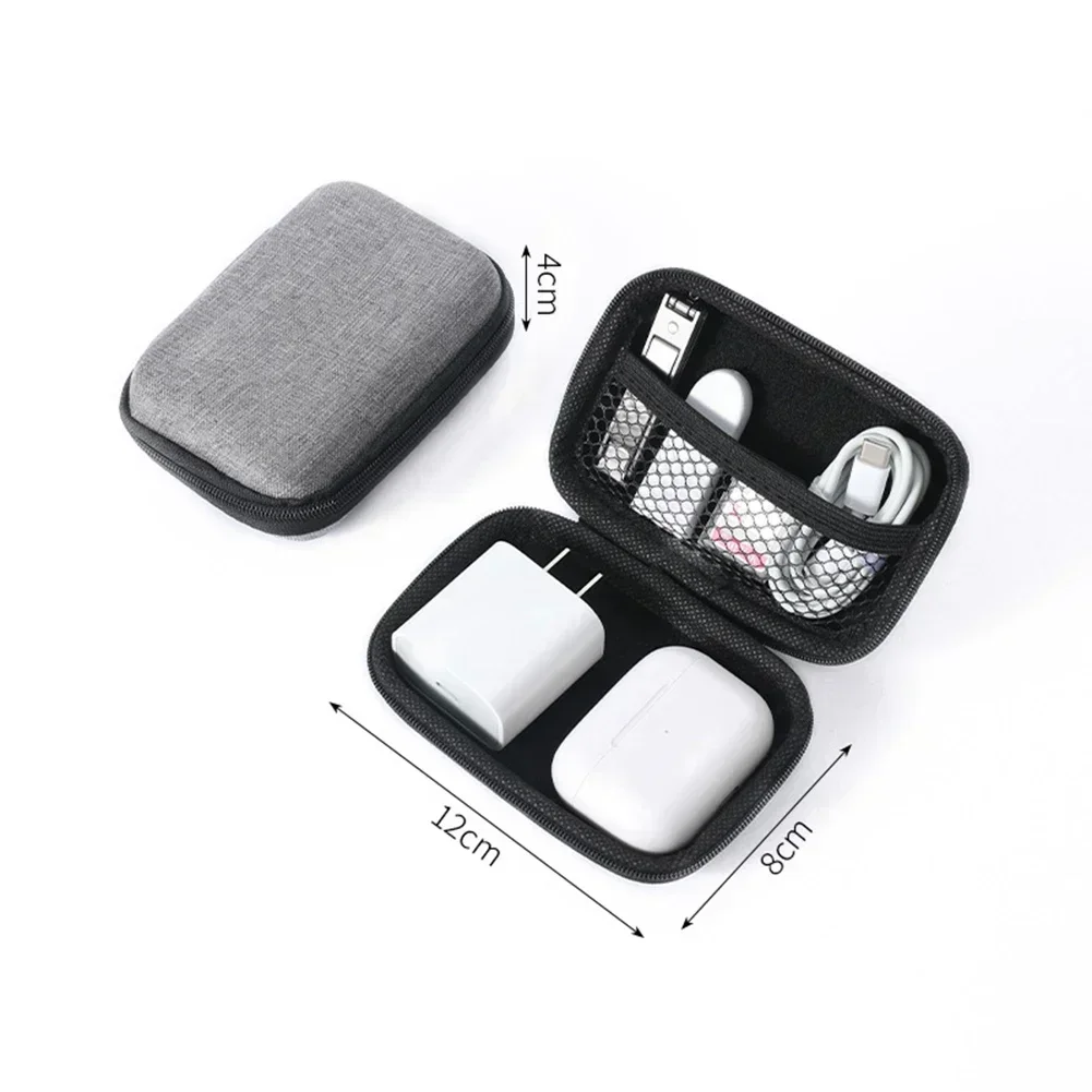 1Pc Electronic Storage Bag Cable Organizer Pouch Electronic Accessories Carry Multifunctional Headphone Storage Bag Storage Bags