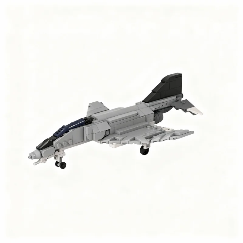 

NEW 230PCS MOC Creative Model F 4N Phantom Vf 51 Custom Brickss Architecture DIY Assembly Display Home Decor Gift Collectible