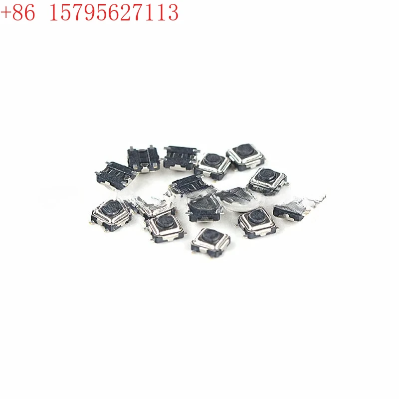 Interruptor táctil para luz 3*3*1,5 interruptor de parche de cuatro pies, reinicio/botón/interruptor de microbotón 3,3x3,3