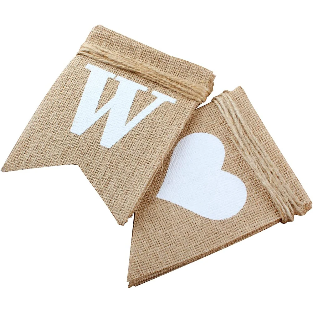 Welcome Baby Sign Burlap Banner Baby Shower Decoration Banner For Girls Boys Baby Announcement Sign Decorations Banners - view 2