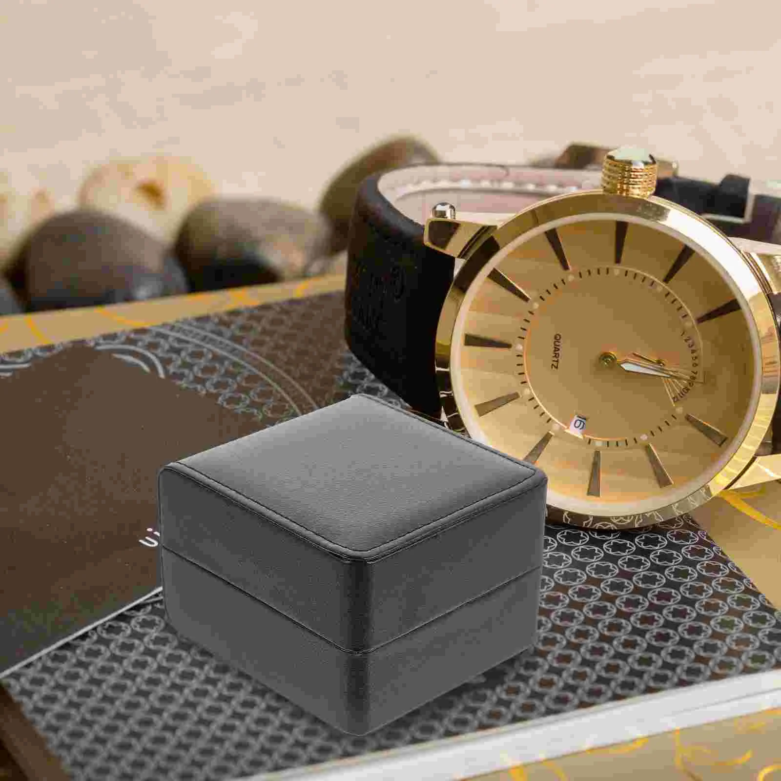 Watch Clear Travel Case Storage Box Shirt Boxes for Presents Holder Display Single Organizer Man Cases Men