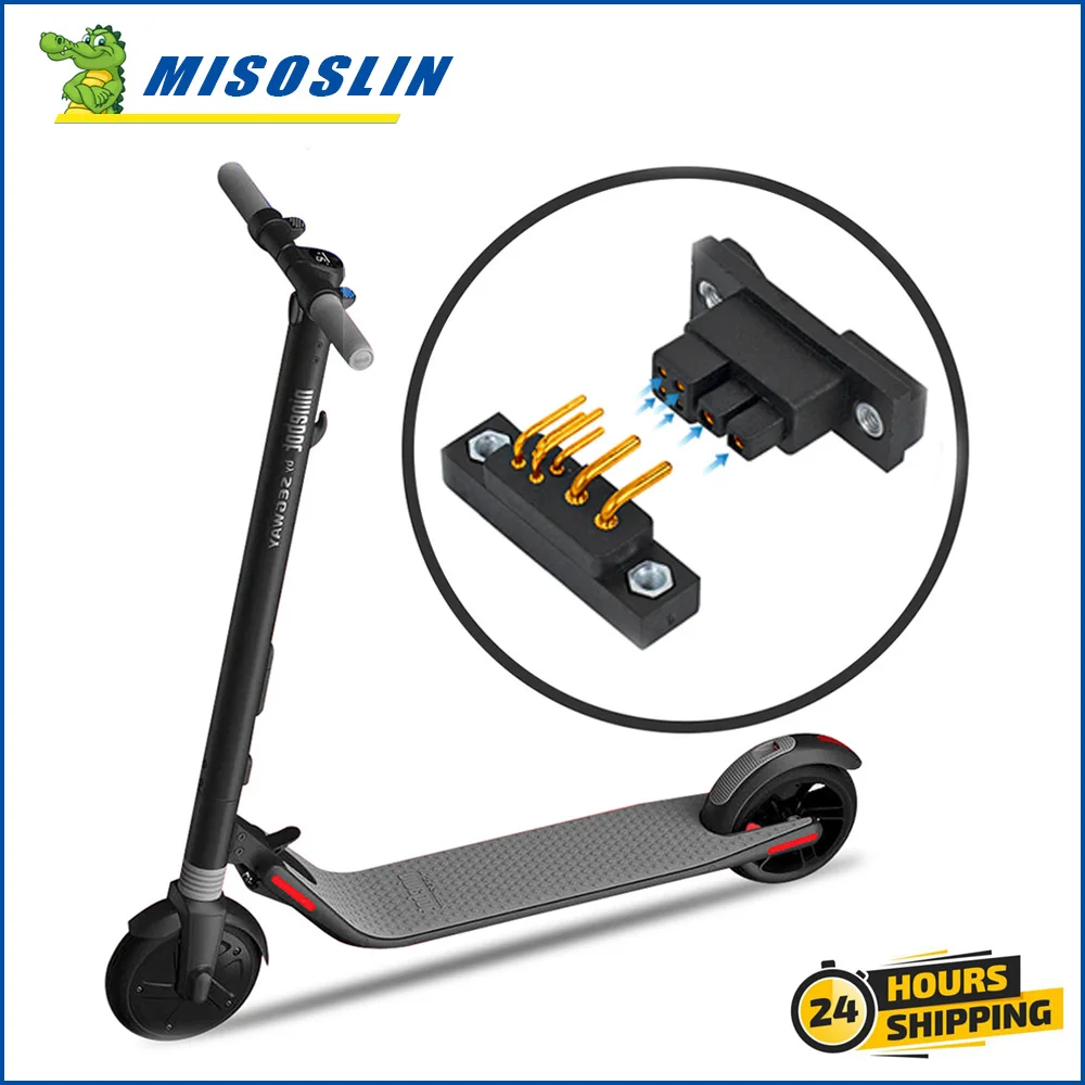 Pano kontrolü için devre Ninebot ES1 ES2 ES3 ES4 elektrikli Scooter çıkış soketi harici pil bağlantı aksesuarı