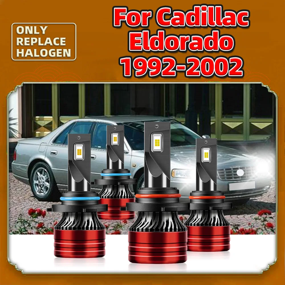 120W Car Headlights LED Bright Bulbs 20000LM Turbo 9005 9006 For Cadillac Eldorado 1992-1995 1996 1997 1998 1999 2000 2001 2002