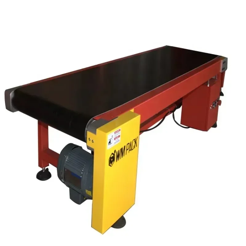 Durable and of high quality 1-5 Meter Red Carbon Steel Parcel Separate Wheel Sorter Machine Belt Conveyors with dynamic dws